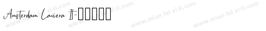 Amsterdam Laviera It字体转换